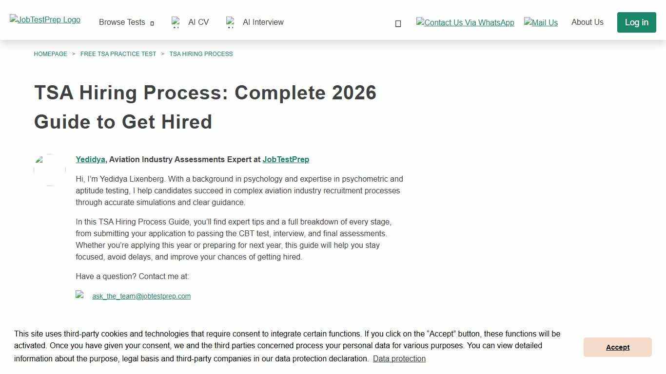 TSA Hiring Process 2026 – Steps, Timeline & Requirements